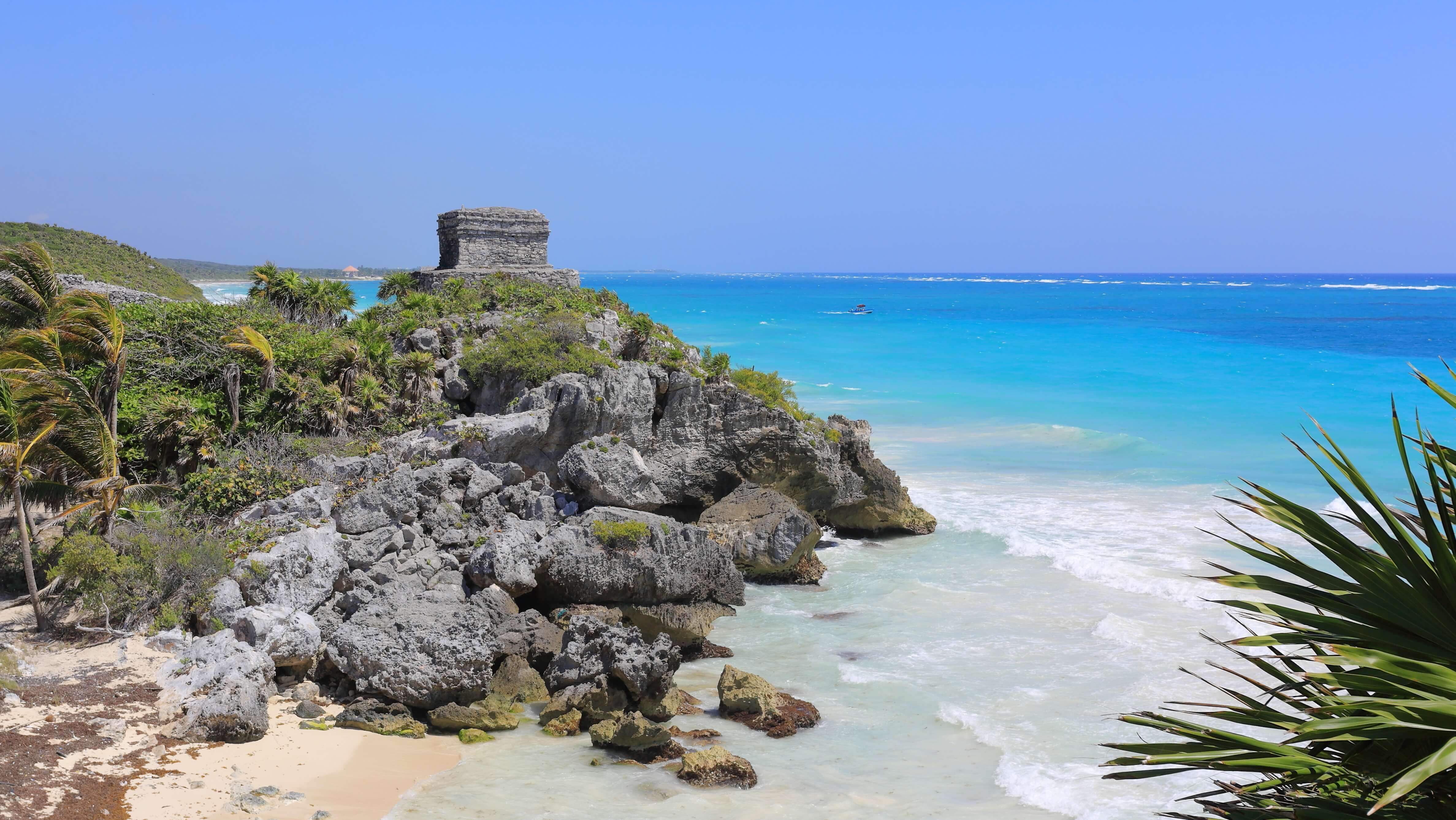 god of the winds temple in tulum, mexico