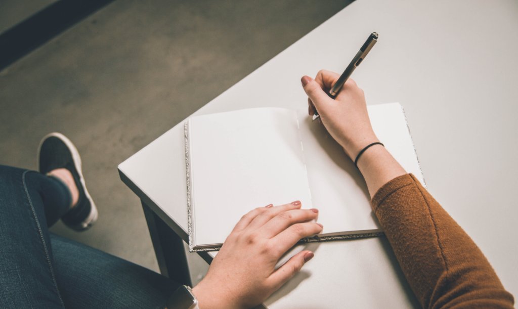 writing about your travels in a journal