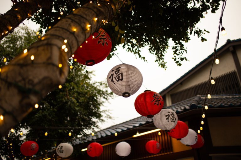 little tokyo, los angeles little tokyo, japanese string lights