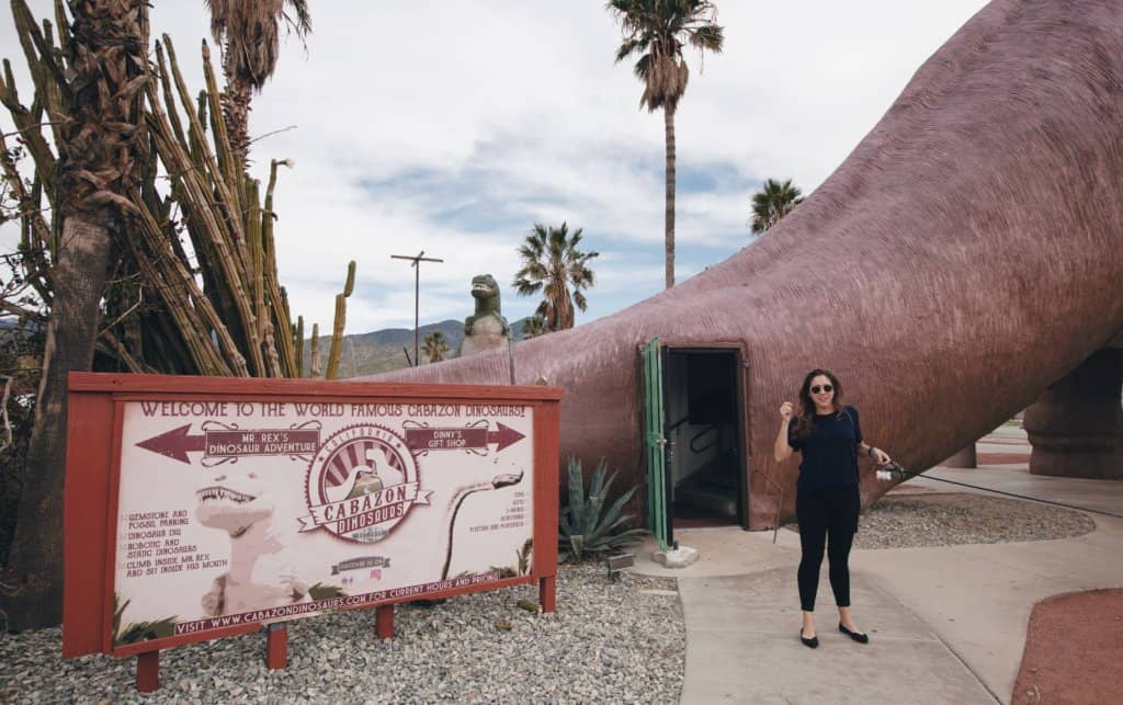 Palm Springs Instagram Spots - cabazon dinosaurs