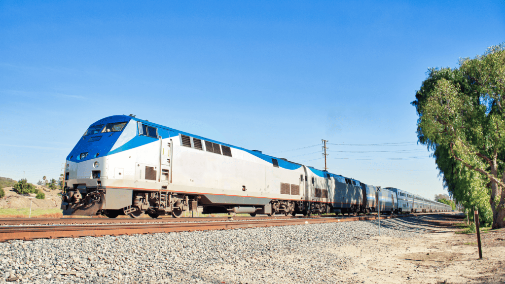 How far is palm springs from LA? you can take the train, but it's the least convenient option