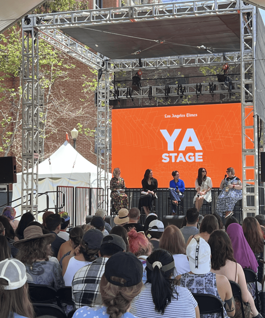 the young adult stage at the Los Angeles Festival of Books