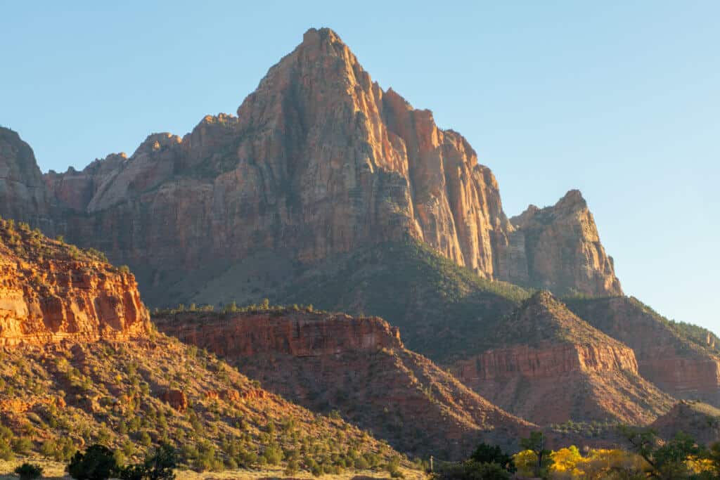 Zion is one of the national parks near San Diego