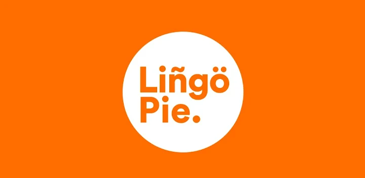 The image displays the logo of "Lingopie," which resembles a Netflix-inspired style, for this Lingopie review.